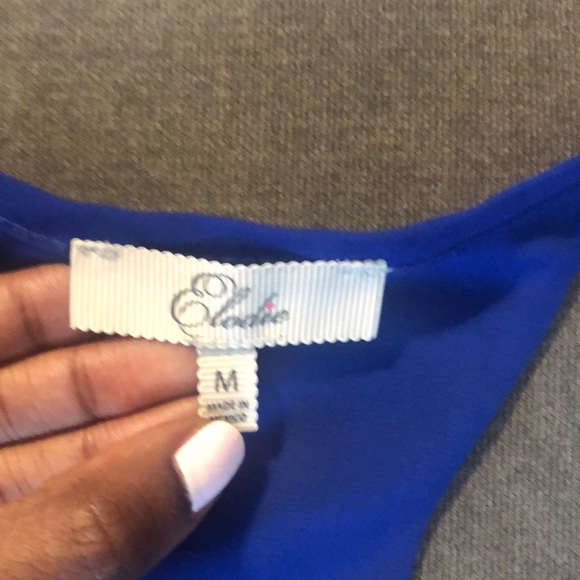 Blue tank top - Picture 3 of 3